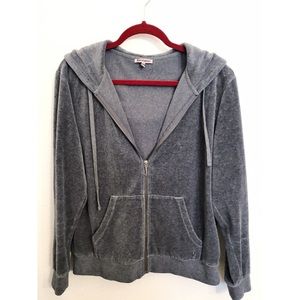 Classic Juicy Couture Velvet Jacket / Hoody Sz M